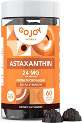 GOJOY NATURALS Astaxanthin gummies pack highlights convenient daily antioxidant use