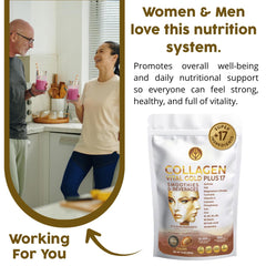 Gold Vital Life packaging box with premium branding and product details.