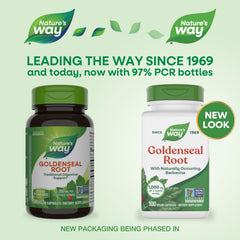 Goldenseal Root capsules close-up highlights convenient daily servings for natural comfort.