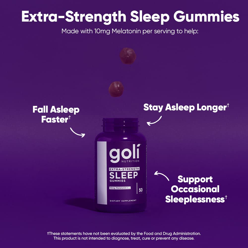 Goli sleep gummies close-up focusing on gummies' texture and form.