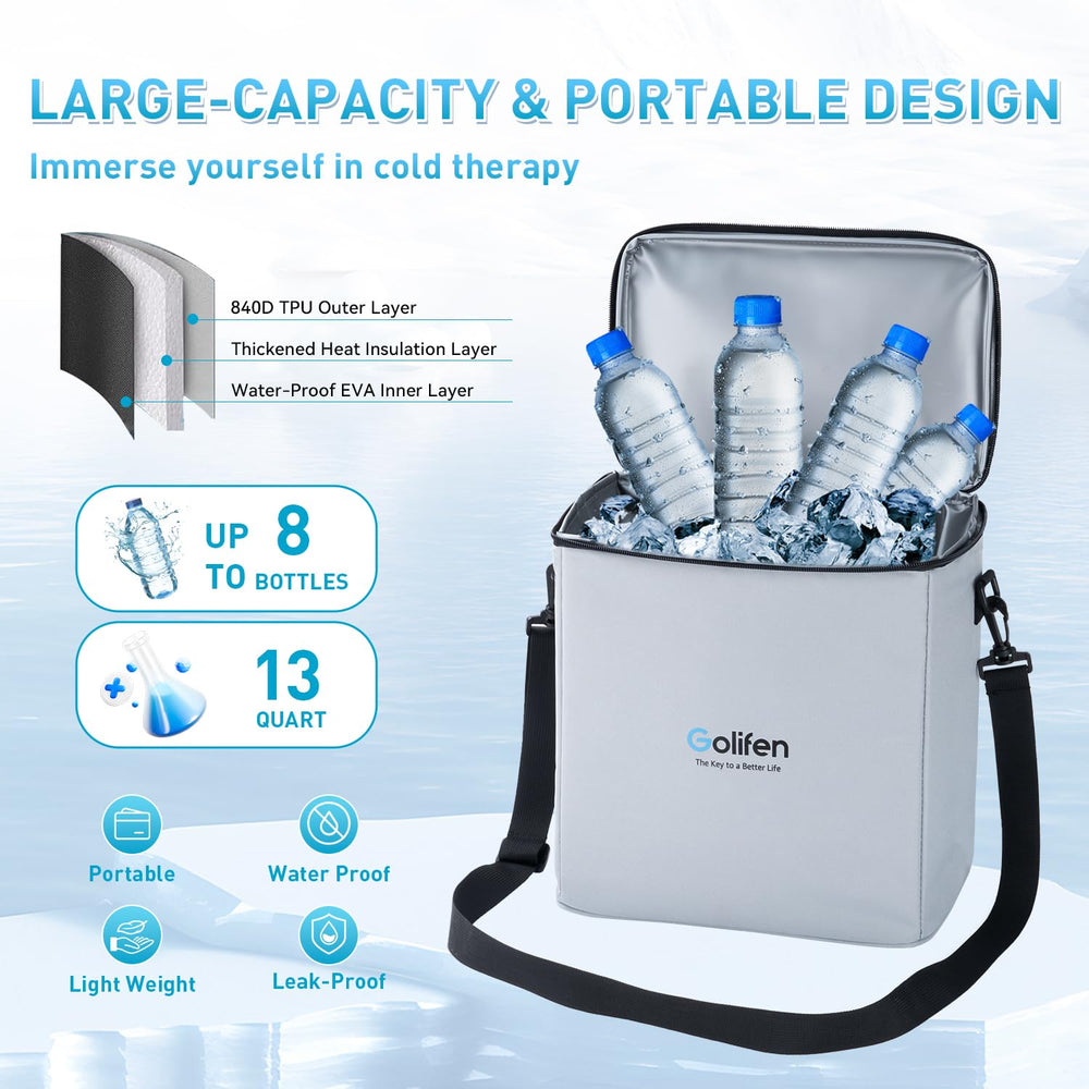 Golifen portable folded design for travel and on-the-go recovery
