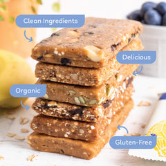 GoMacro MacroBar Banana Almond Butter close-up showing creamy texture.