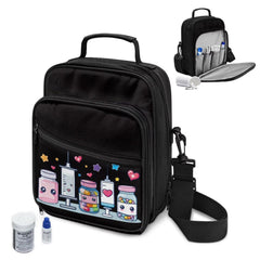 Gomyblomy diabetic bag insulin pen pocket stores pens securely for travel.