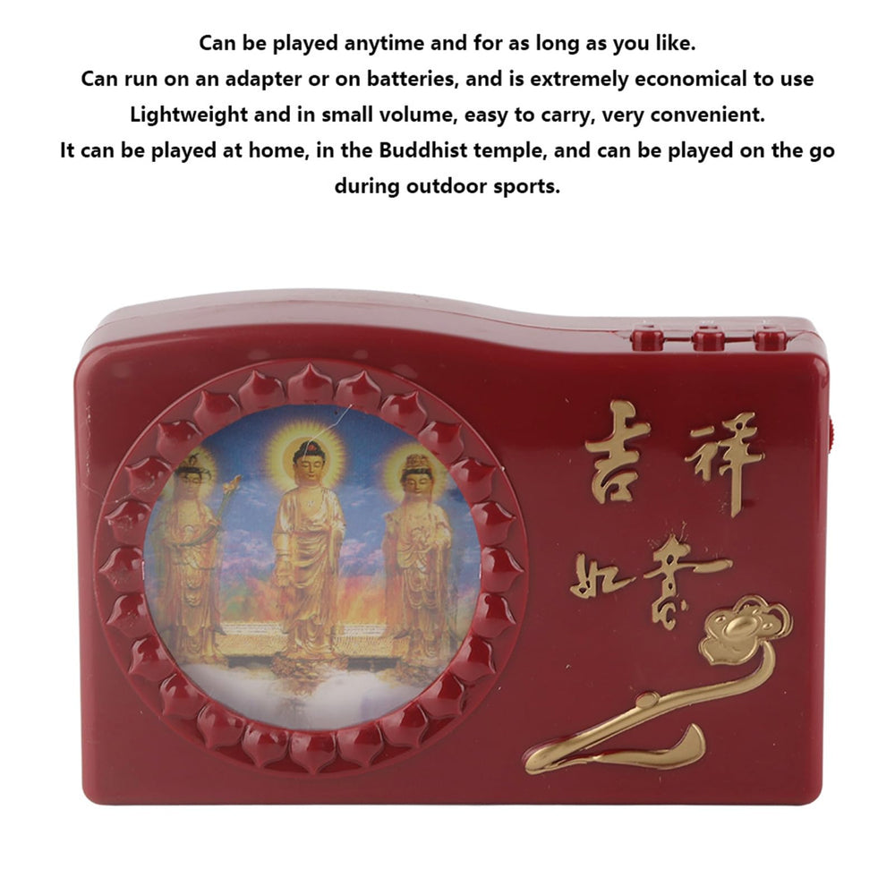 Gonetre Colorful LED Buddha Machine enhances ambience during prayers