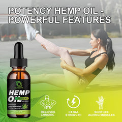 Four-pack of GONGOTA hemp oil shown for a steady supply.
