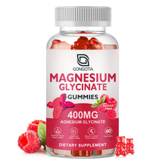 GONGOTA Magnesium Glycinate Gummies bottle-front showing calm wellness potential