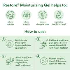 Good Clean Love Restore applicator ready for discreet use.