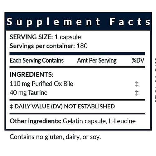 GOODAPPLE NUTRITIONALS Bile Salts Booster dosing scene with multiple capsules for meal-specific use.