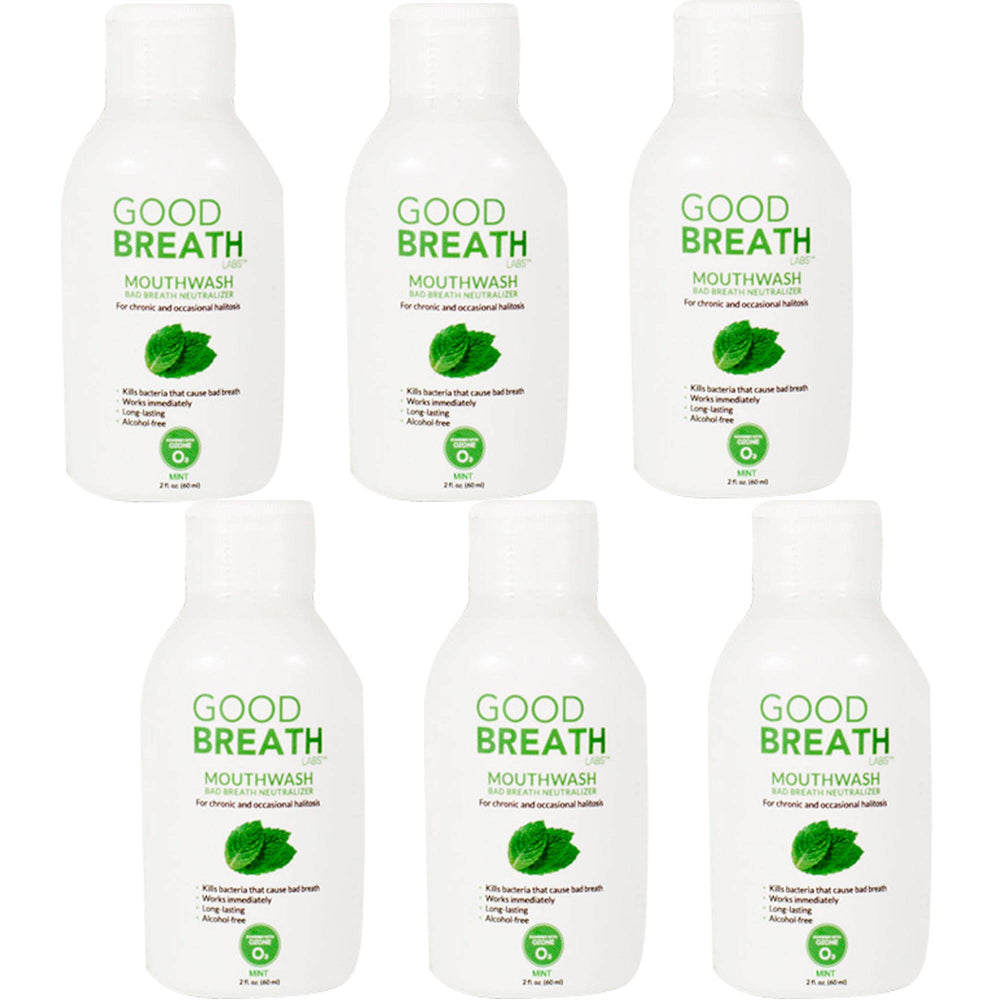 Goodbreath Mint Mouthwash bottle for long-lasting freshness.