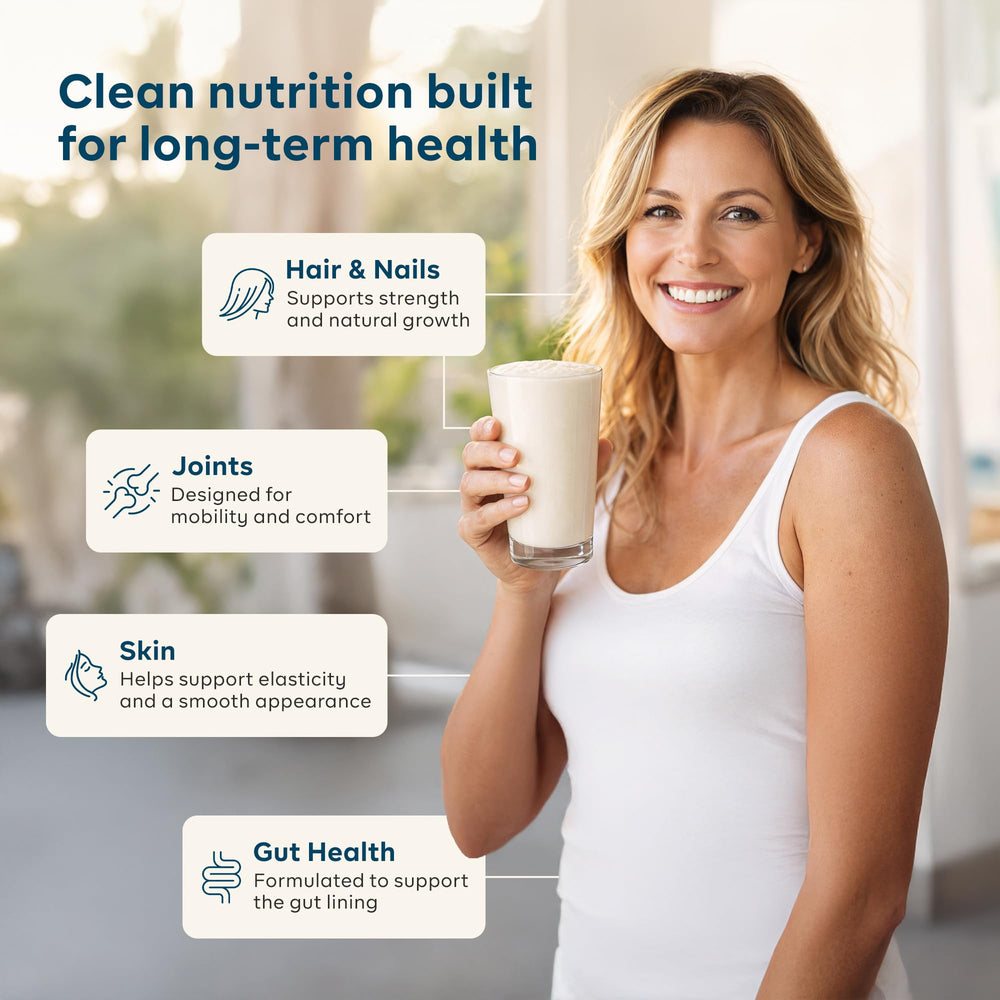 Goode Health SUPR Collagen Powder unflavored blends without altering taste