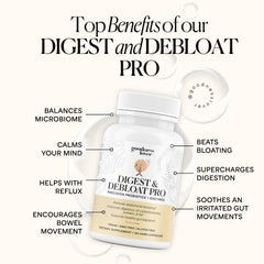 Goodness Lover Digest Debloat Pro capsules shown for vegan daily use and nutrient uptake