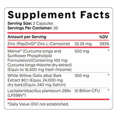 Goodness Lover Inflammation Pro bottle on shelf embodying reliable wellness