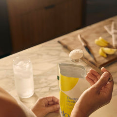 GOODONYA Organic Hydration label back showing certifications and testing