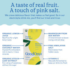 GOODONYA Organic Hydration on-the-go setup ready to mix anywhere