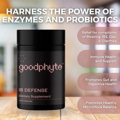 Goodphyte ingredients label shows mineral-rich formula for digestion.