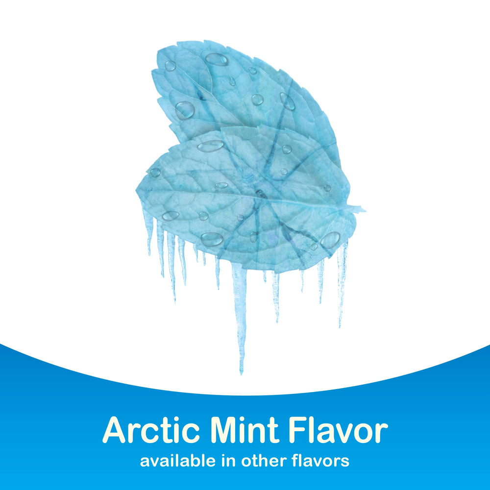 GoodSense Arctic Mint flavor delivers a refreshing cue during quit attempts.