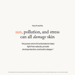 Goop Beauty Morning Skin Drink Mix label closeup highlighting vegan, non-GMO formulation.