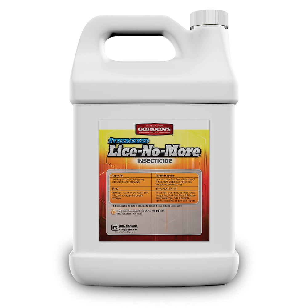 GORDON'S Syner Lice No More spray on sheep reduces pests and improves comfort.