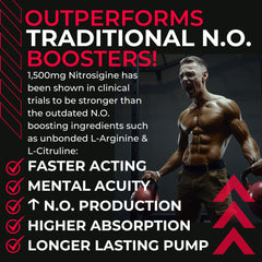 Gorilla Gulps Primal Pump powder scoop featuring Nitrosigine and beet root ingredients.