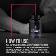 Dream scene suggesting restful sleep aided by Gorilla Mind Dream's comprehensive blend.