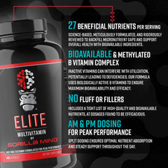 Nutrition label highlights 27 ingredients for balanced daily wellness.
