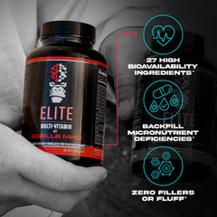 Product display showing sleek packaging and premium multivitamin format.
