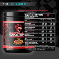 Gorilla Mind Gorilla Mode Nitric Upgraded taste-mix showcasing smooth, grit-free flavor.