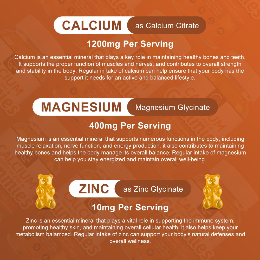 GORNVB orange flavor gummies illustrate easy daily chew.