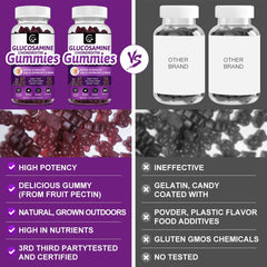 GORNVB gummy texture close-up with vibrant berry color