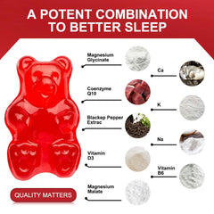 GORNVB gummies close-up reveals raspberry flavor and chewy texture.