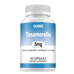 GOUBEE Tesamorelin capsules 5mg bottle for precise lab dosing