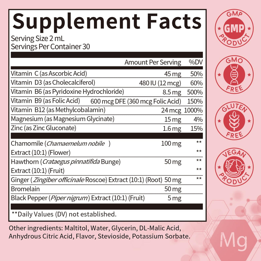 GPGP magnesium glycinate liquid 2-pack packaging shows value and convenience.