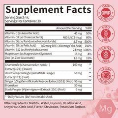GPGP magnesium glycinate liquid 2-pack packaging shows value and convenience.