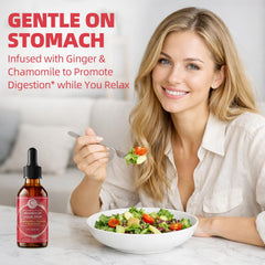 GPGP magnesium glycinate liquid with bromelain digest feature close-up bottle.