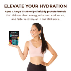 Travel-ready Aqua Charge sticks in a gym bag for daily hydration.