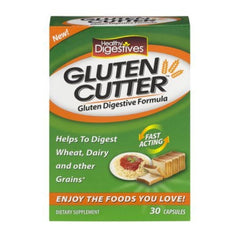 Grace nnvg Healthy Digestives Gluten Cutter bottle supports gluten digestion and on-the-go use.