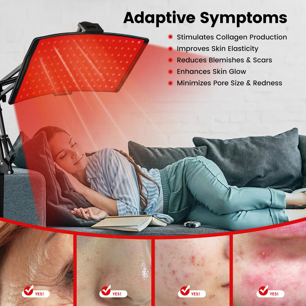 Gracekey 660nm red light emitted for surface light therapy sessions.