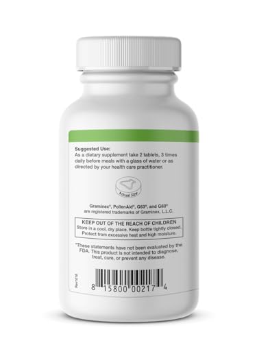 Graminex PollenAid packaging box for daily natural support