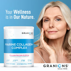 Acerola imagery highlighting Vitamin C in Granions collagen formula.