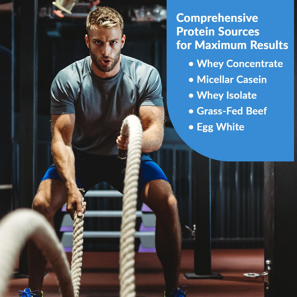 Granite Nutrition Protein Powder dissolving in water for smooth texture.