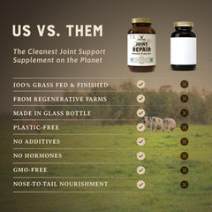 Heart & Soil grass-fed regenerative cattle imagery emphasizing sustainable sourcing