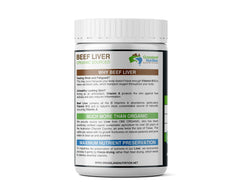 Grassland Nutrition Beef Liver capsules close-up highlighting nutrient density