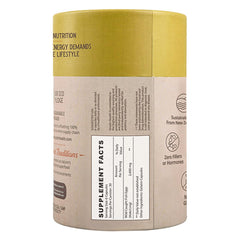 Grazin Health label detail highlighting marine nutrients and purity