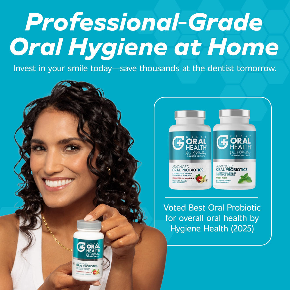 Great Oral Health fluoride-free mouthwash concentrate for daily fresh breath.