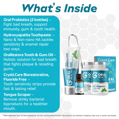 Great Oral Health nano hydroxyapatite toothpaste tube for enamel remineralization.