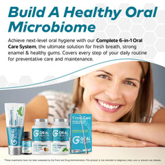 Great Oral Health OraRestore teeth oil bottle for breath and enamel support.