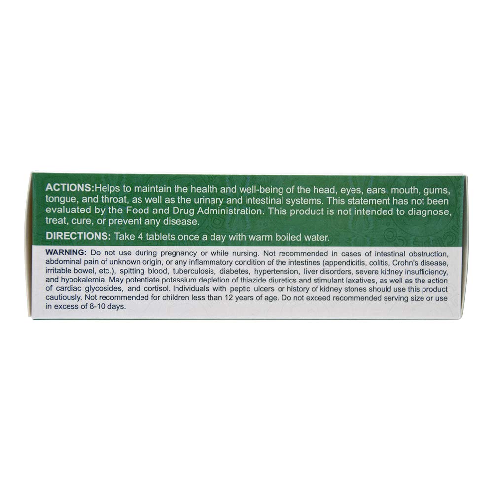 Great Wall Huang Lien Shang Ching Pien label with ingredient details.