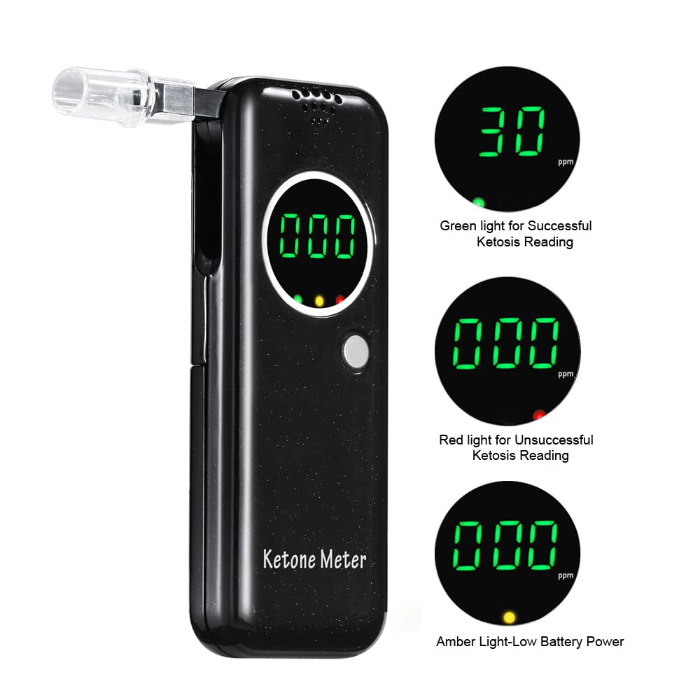 Greatmay ketone meter battery compartment showing AA power for portability