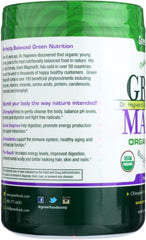 Green Foods Green Magma USA OG2 10-6oz powder tub; raw organic barley grass nutrition.