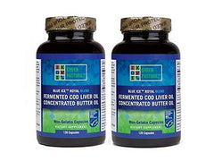 Green Pasture Blue Ice Royal Butter Oil bottle for daily nutrients and energy.
